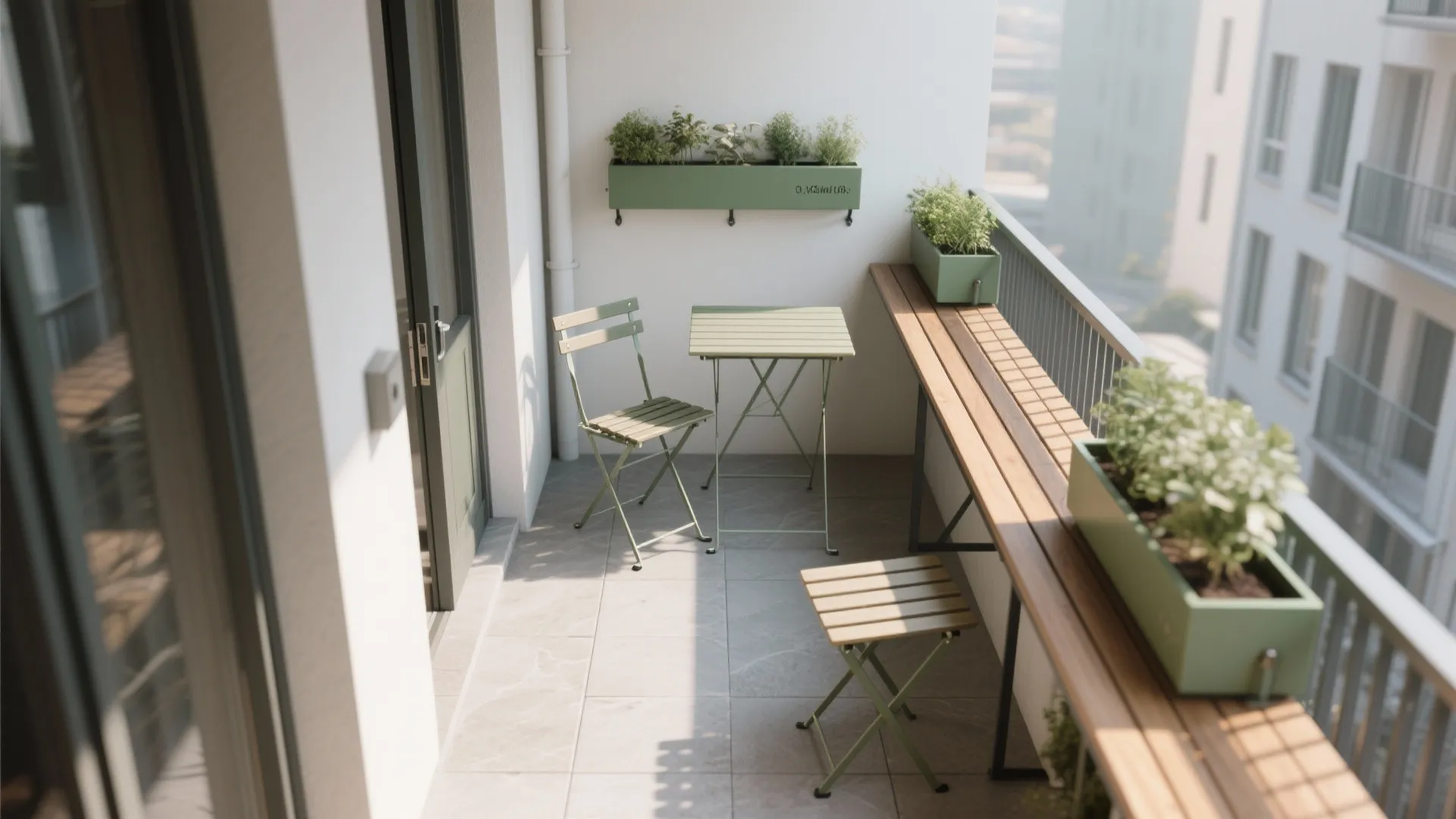 Slim, Foldable Furniture for Micro Lounging