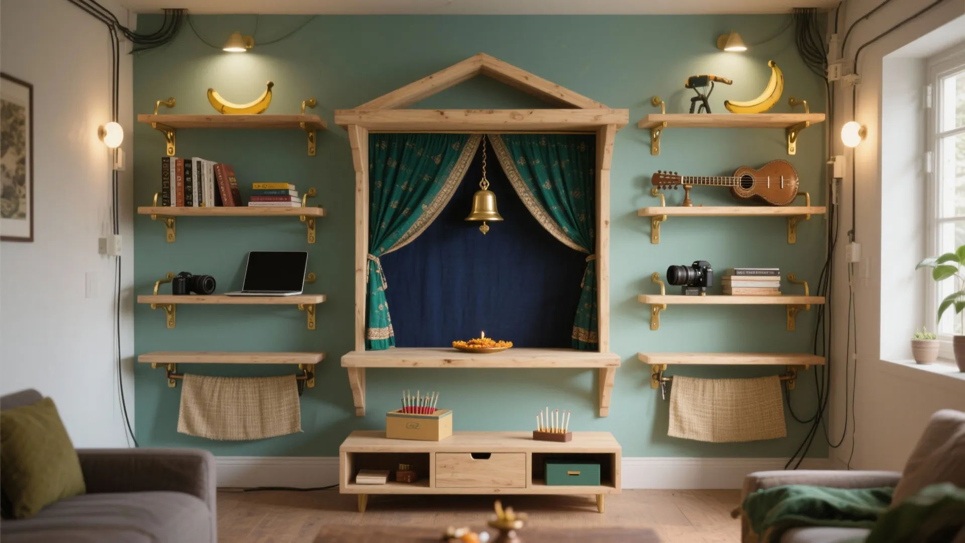 Compact Foldable Mandap Setup