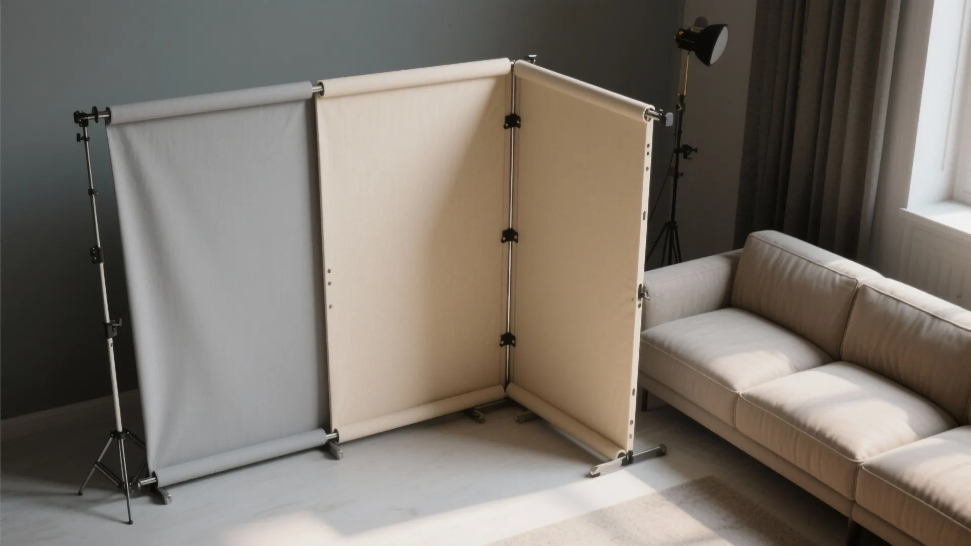 3. Foldable paintable backdrop: flexible and camera-ready