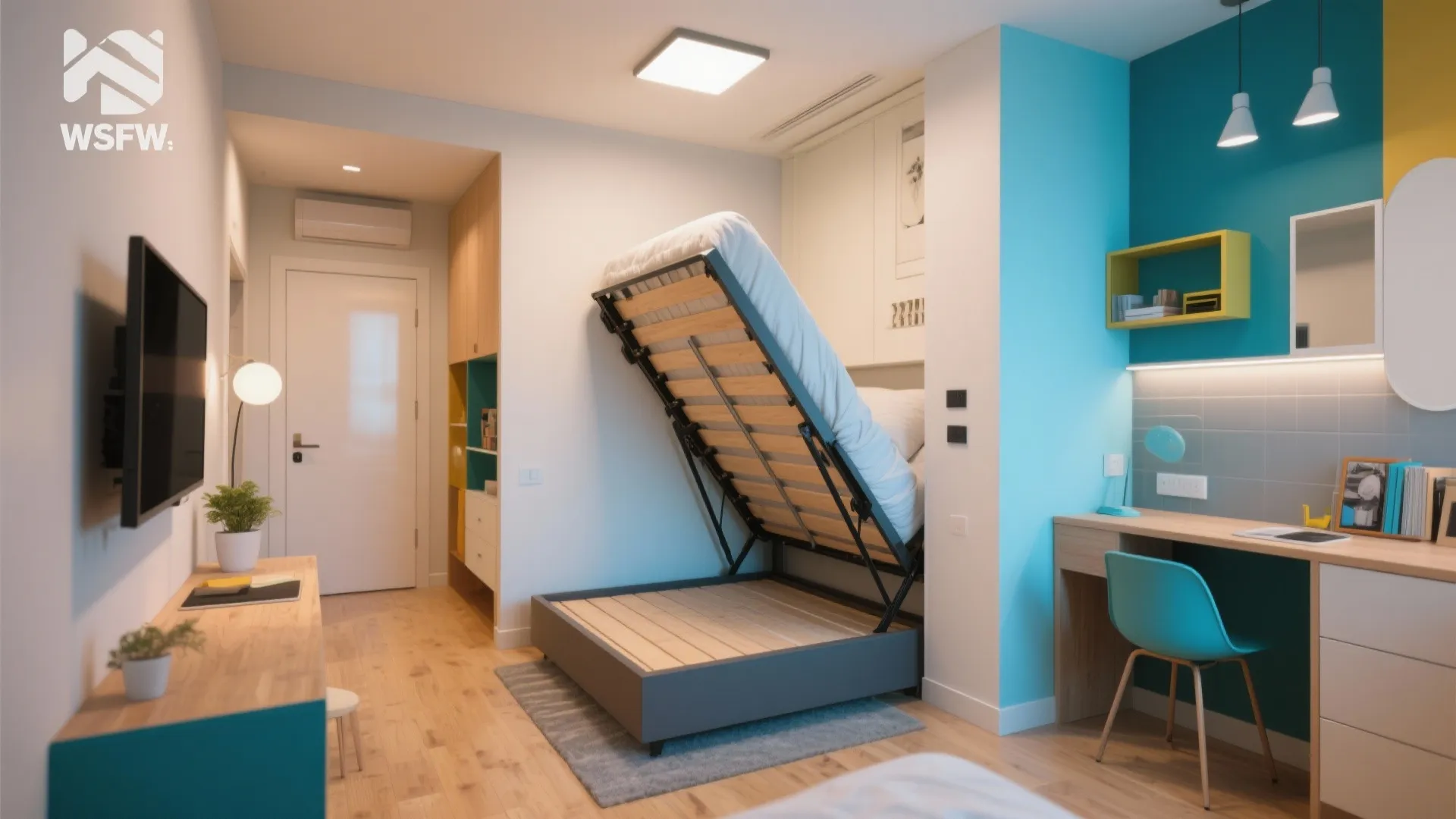 Foldable Platform Bed