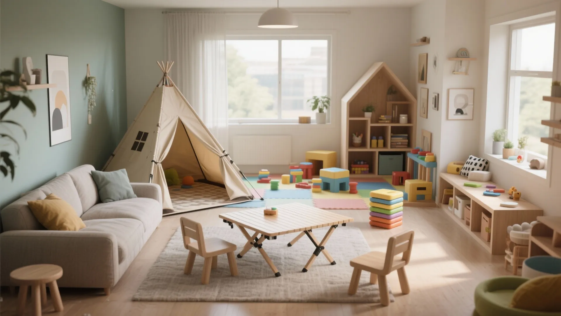 4. Foldable Play Furniture