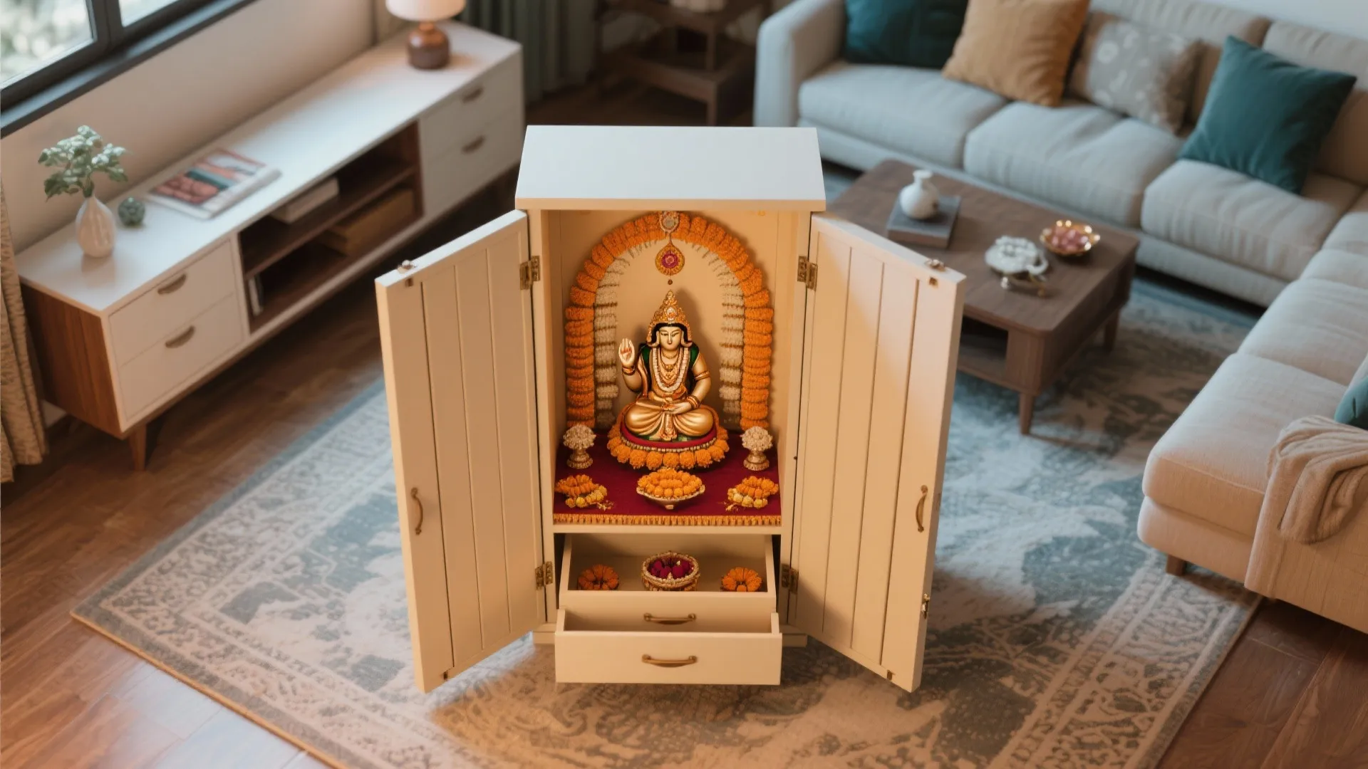 Foldable Pooja Units