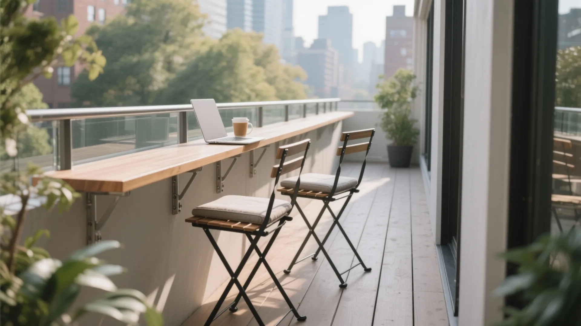 1) Slim Foldables + Rail Bar: A Breezy Daily Ritual