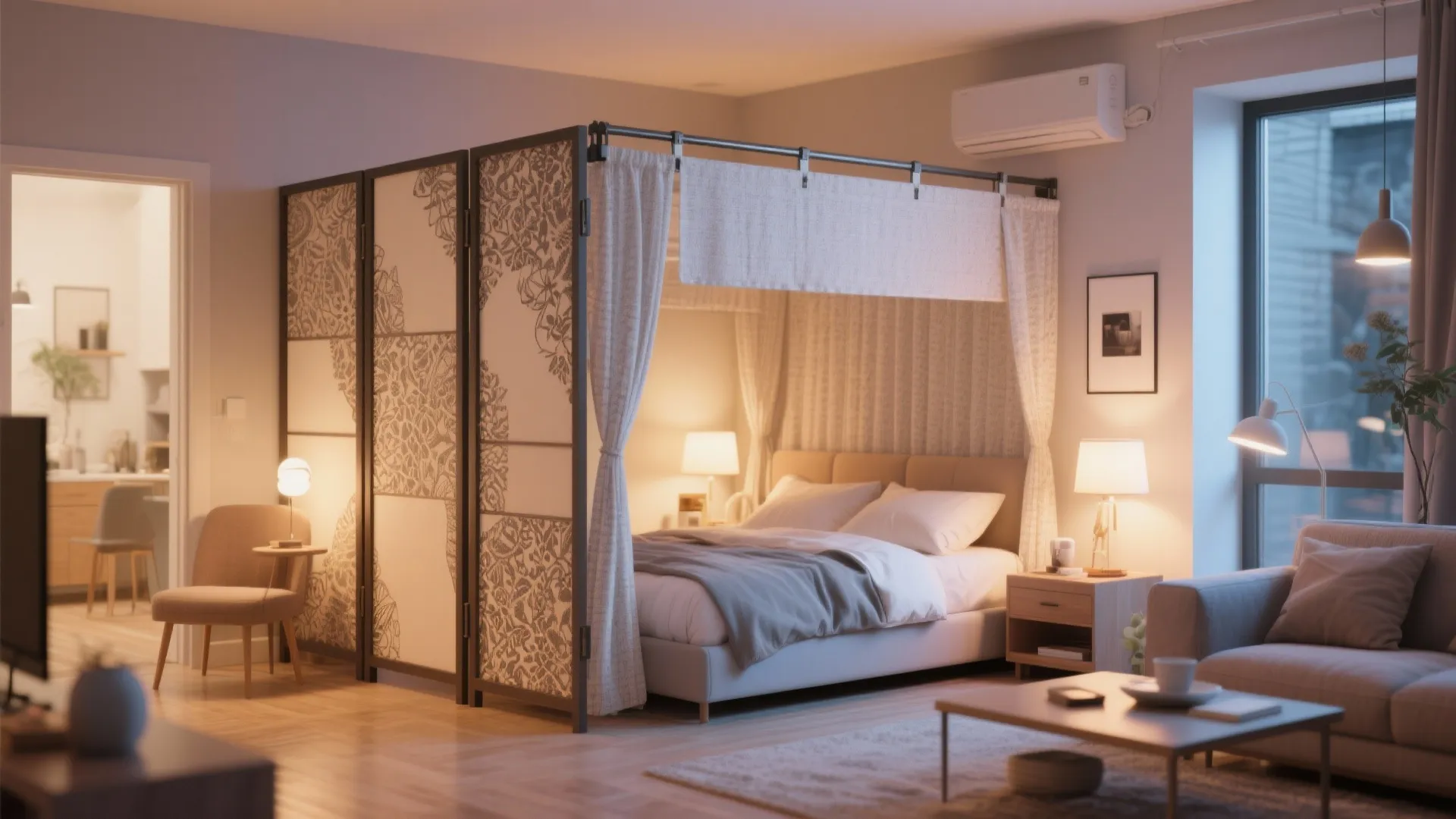 8. Foldable Room Screens
