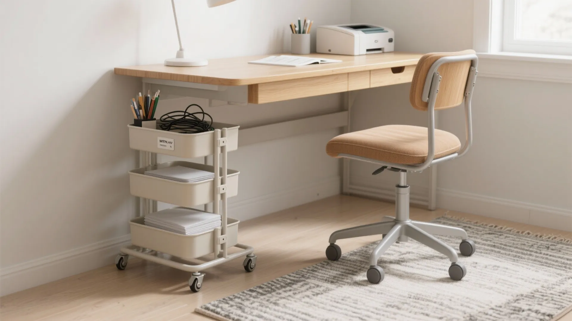 Foldable seating and mobile storage