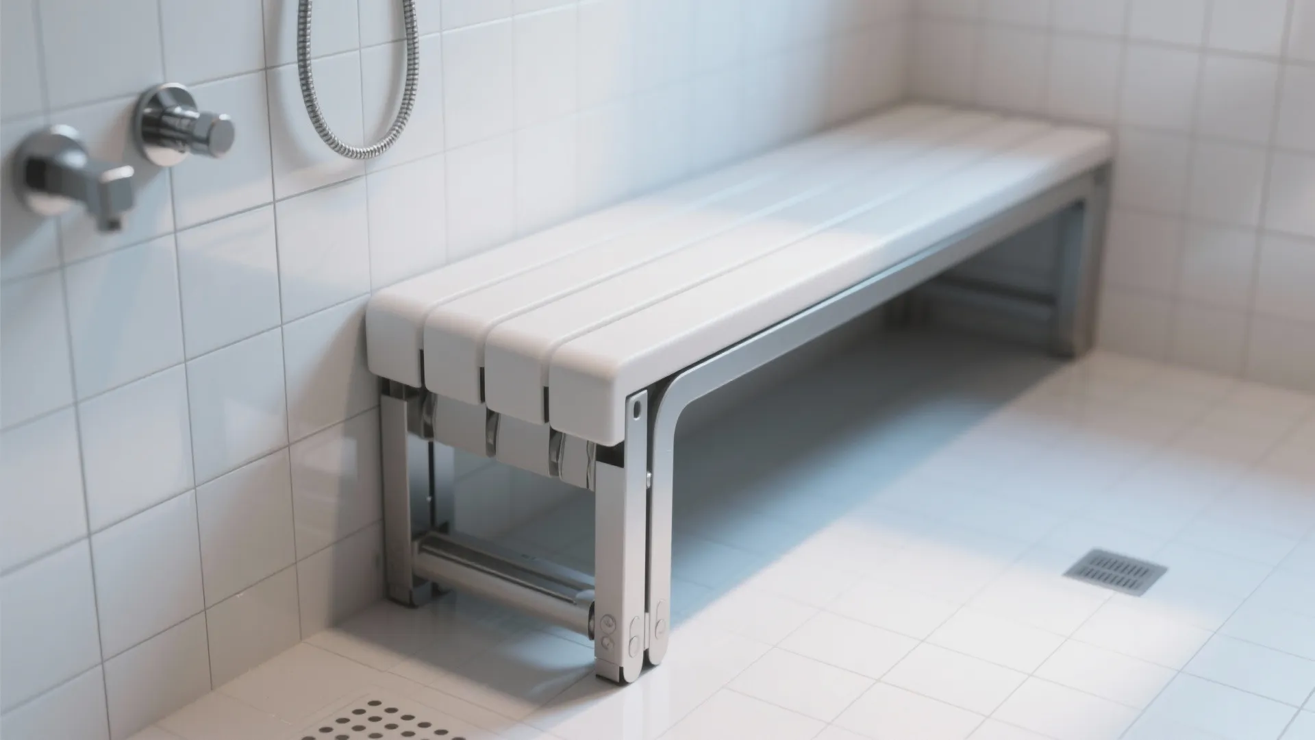 Tip 9: Foldable Shower Bench