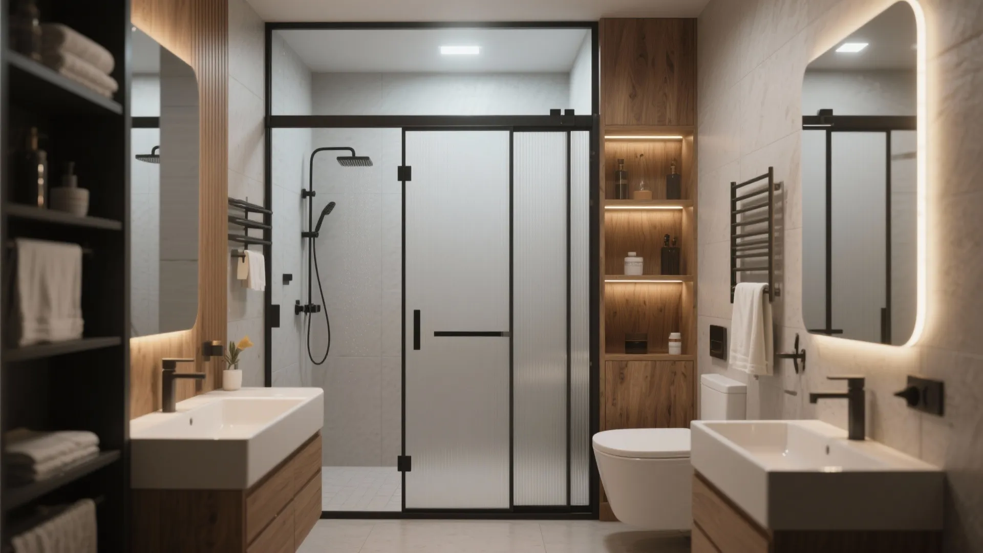 Foldable or Sliding Shower Door