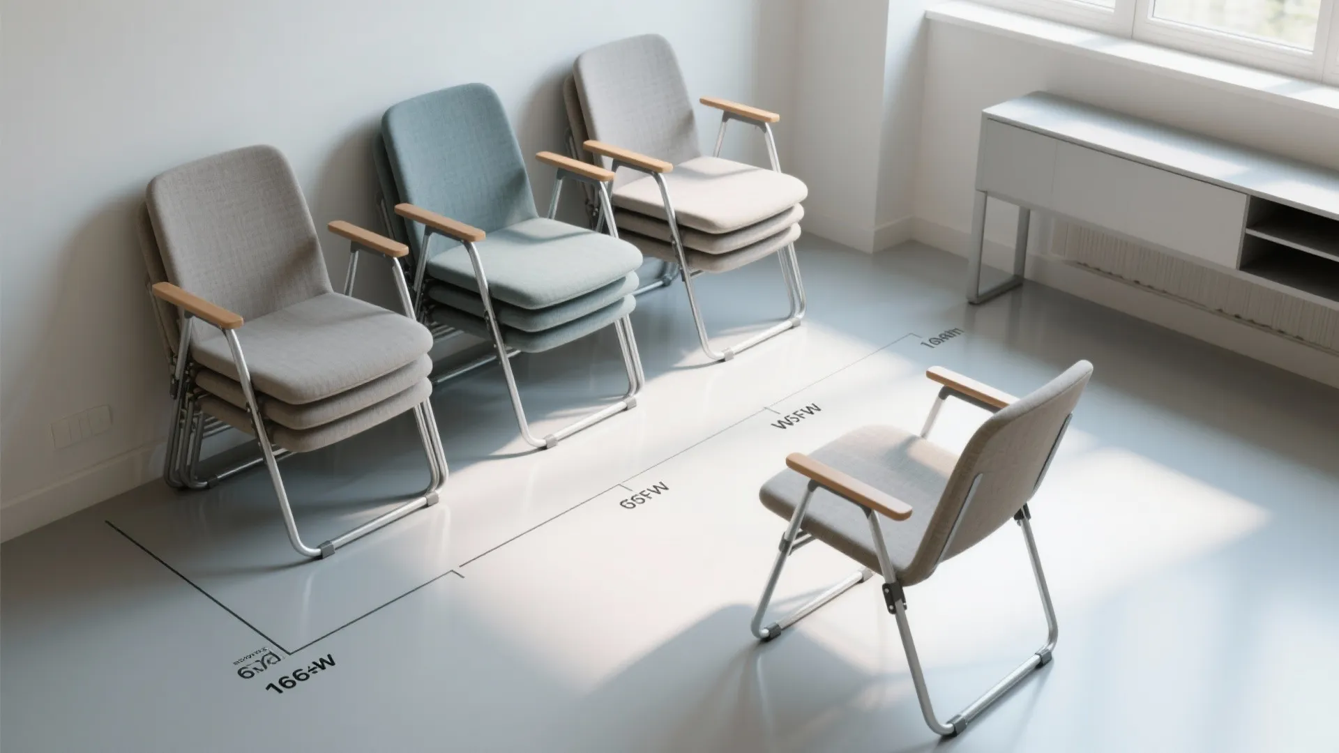 Foldable or stackable accent seating