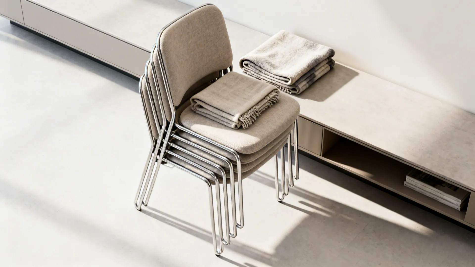 5. The Folding or Stackable Accent Chair