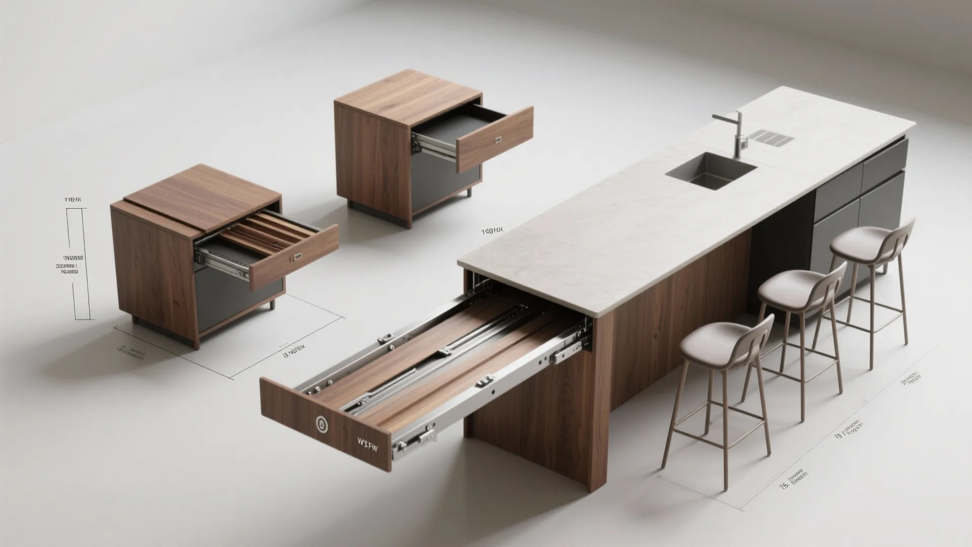 3. Foldable or extendable tall tables for real flexibility