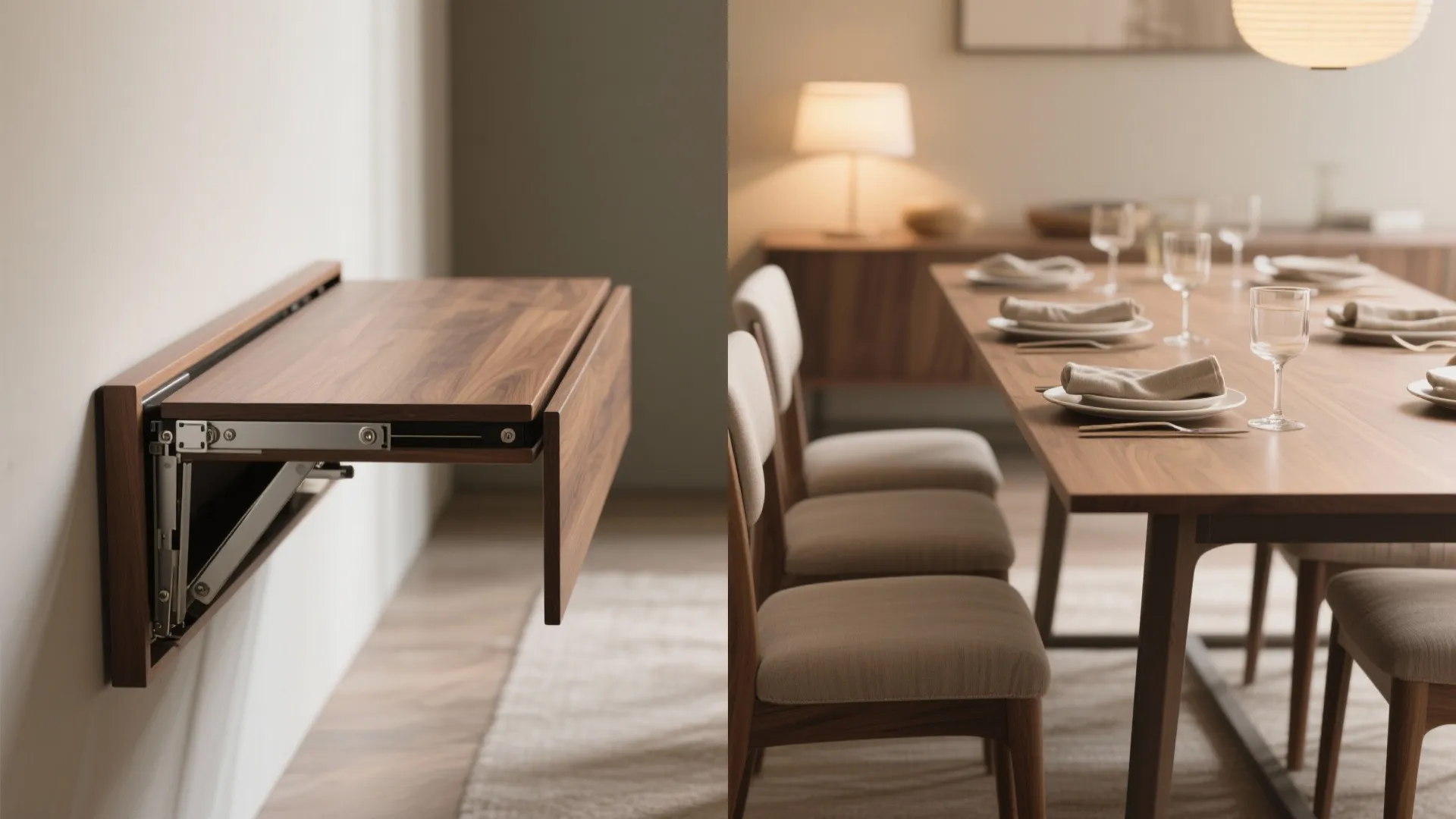 1. Foldable—But Fancy: Convertible Tables