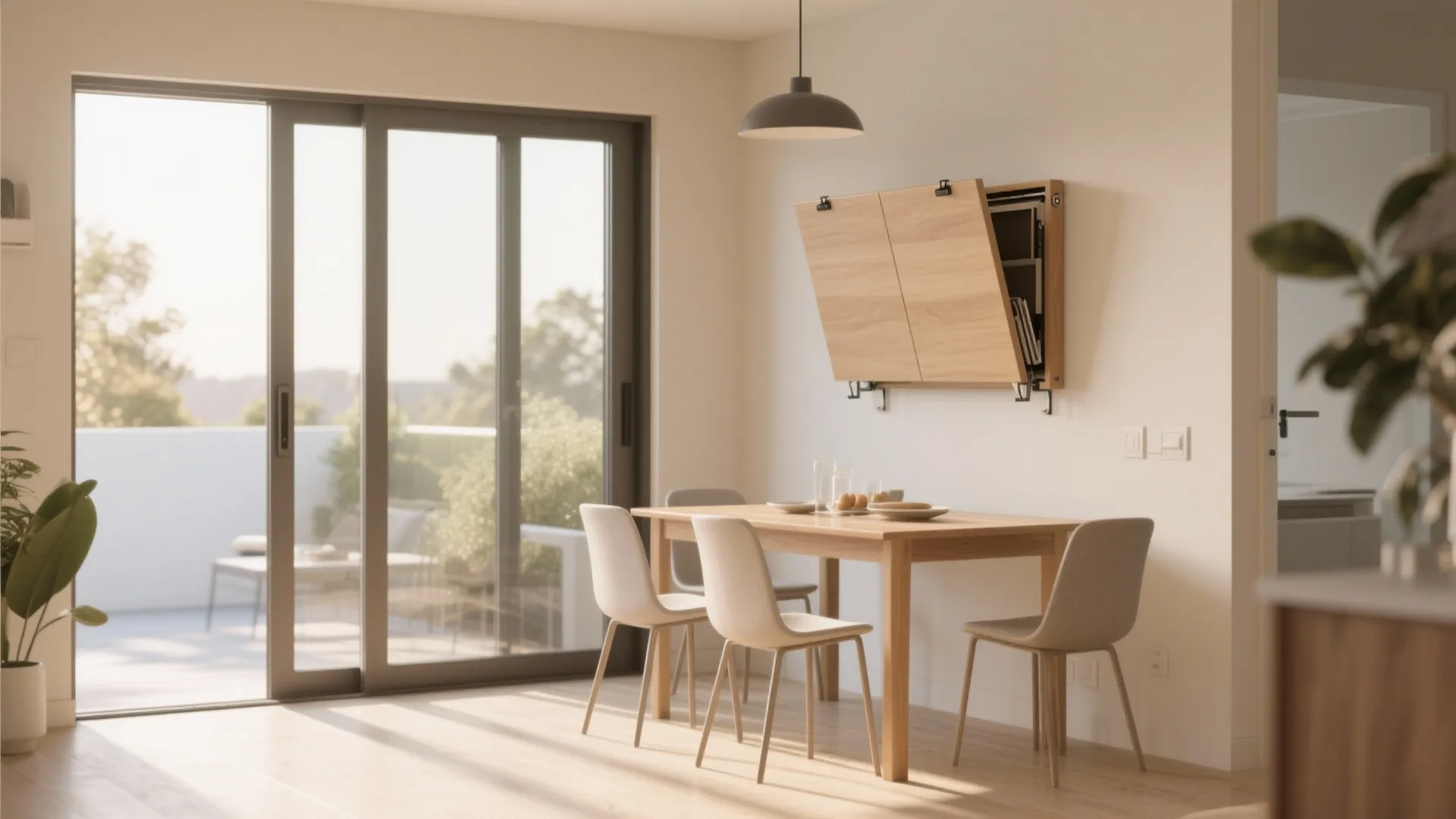 2. Extend the flow with a foldable table