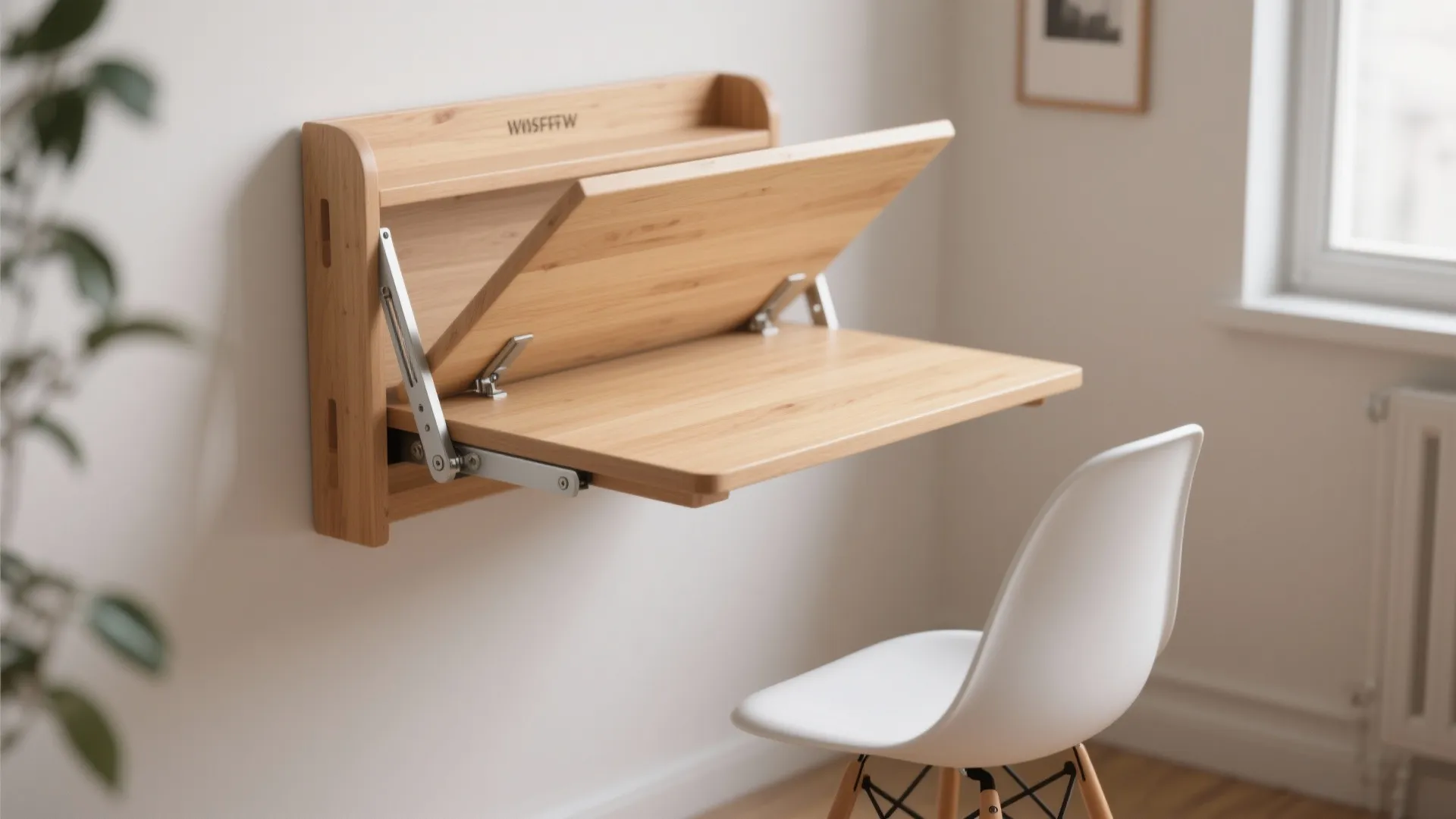 3. Foldable Wall-Mounted Desk