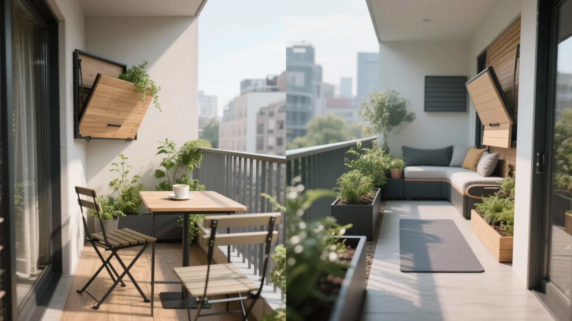 Foldable Furniture and Flexible Zones