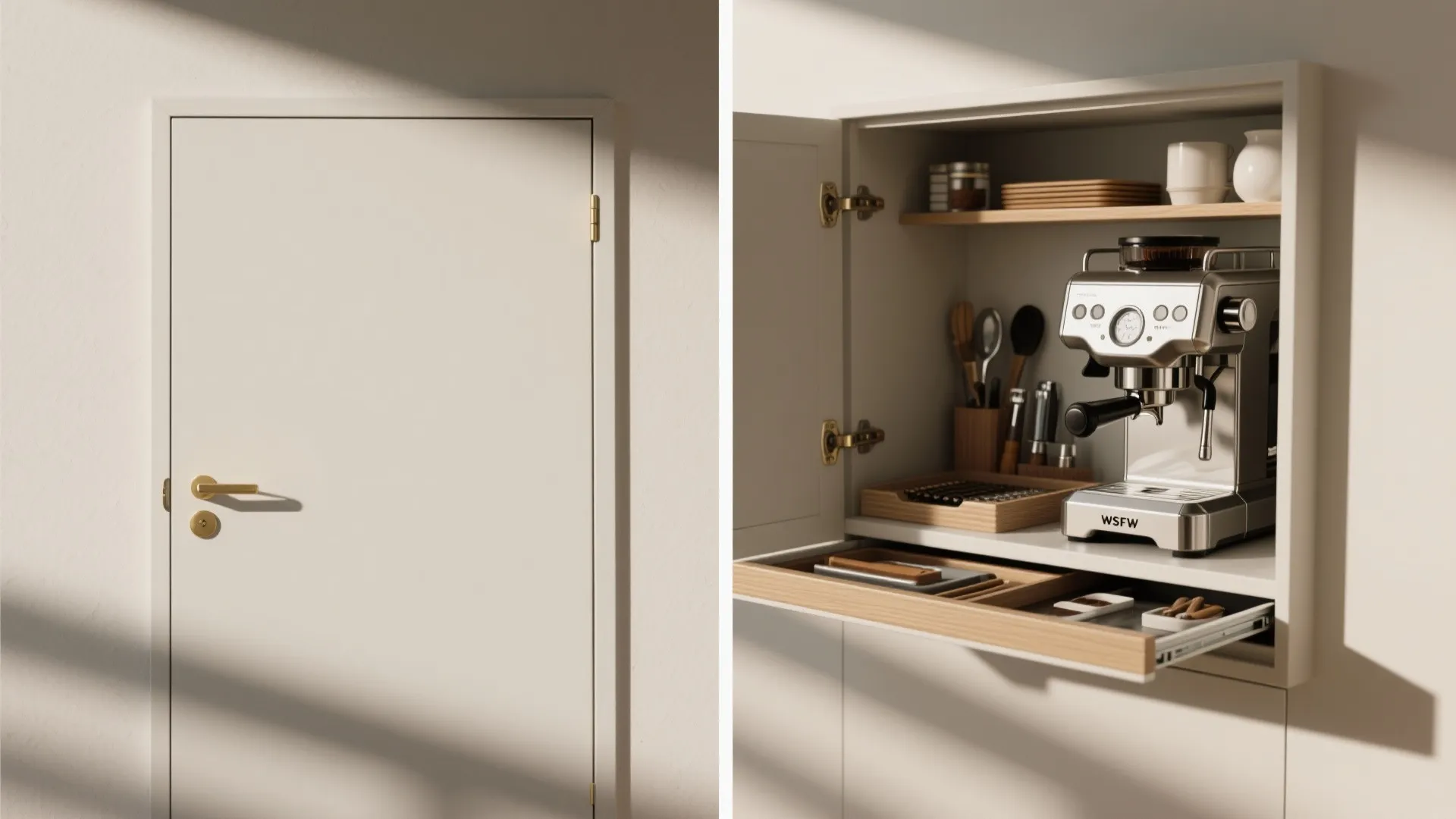 1. Foldaway Coffee Station