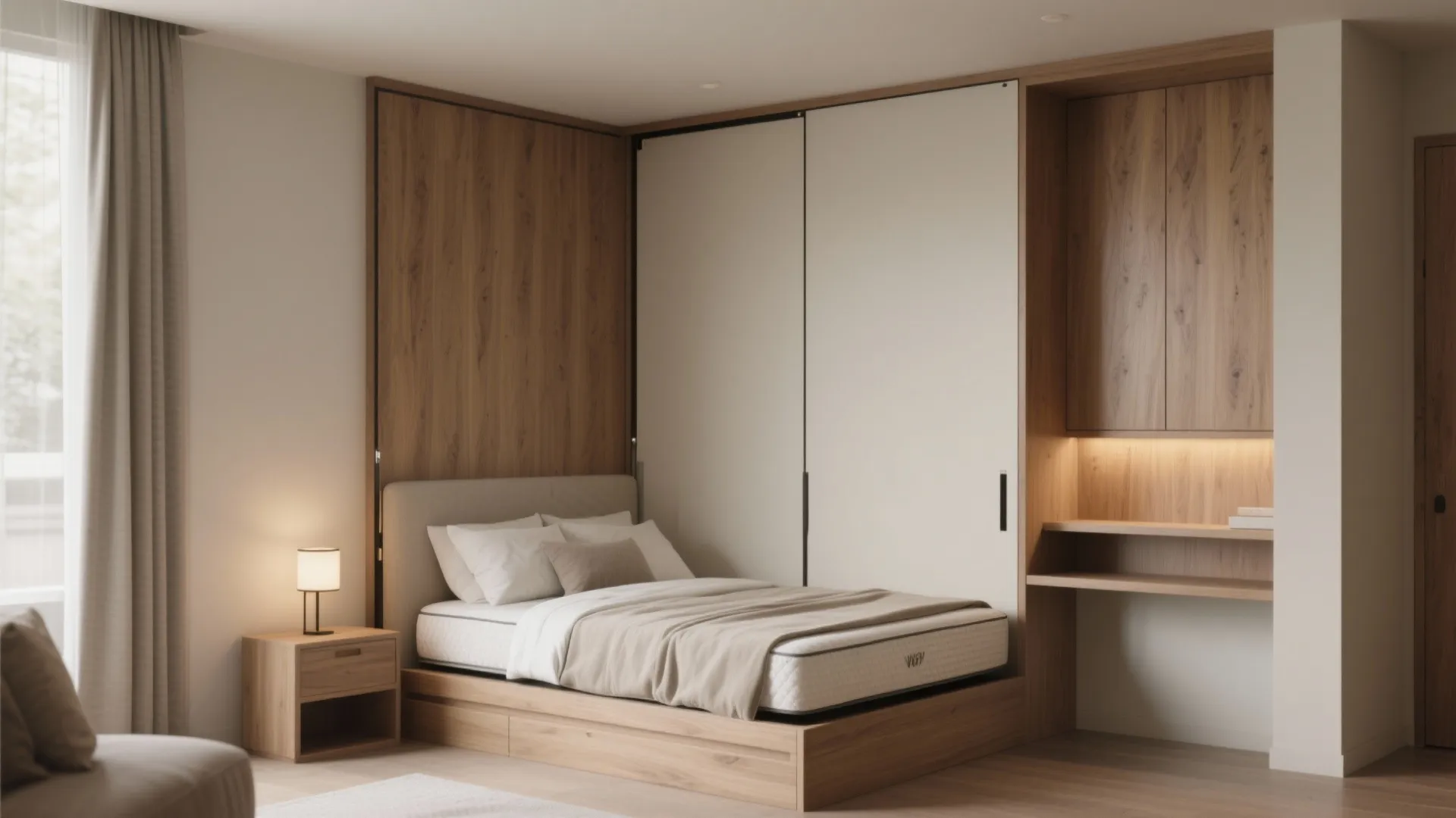 1. A fold-away bed that feels intentional