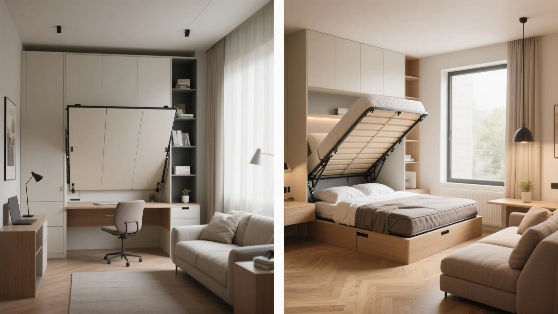 4. Multi-purpose furniture and foldaway options