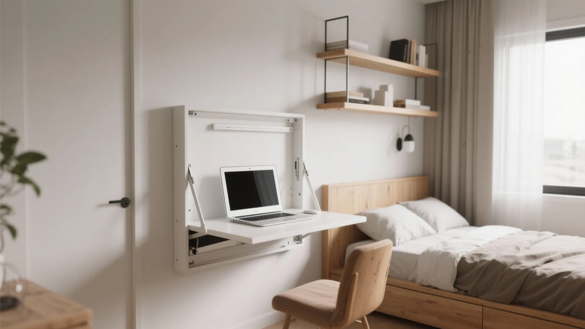 1. Use a Foldaway Desk