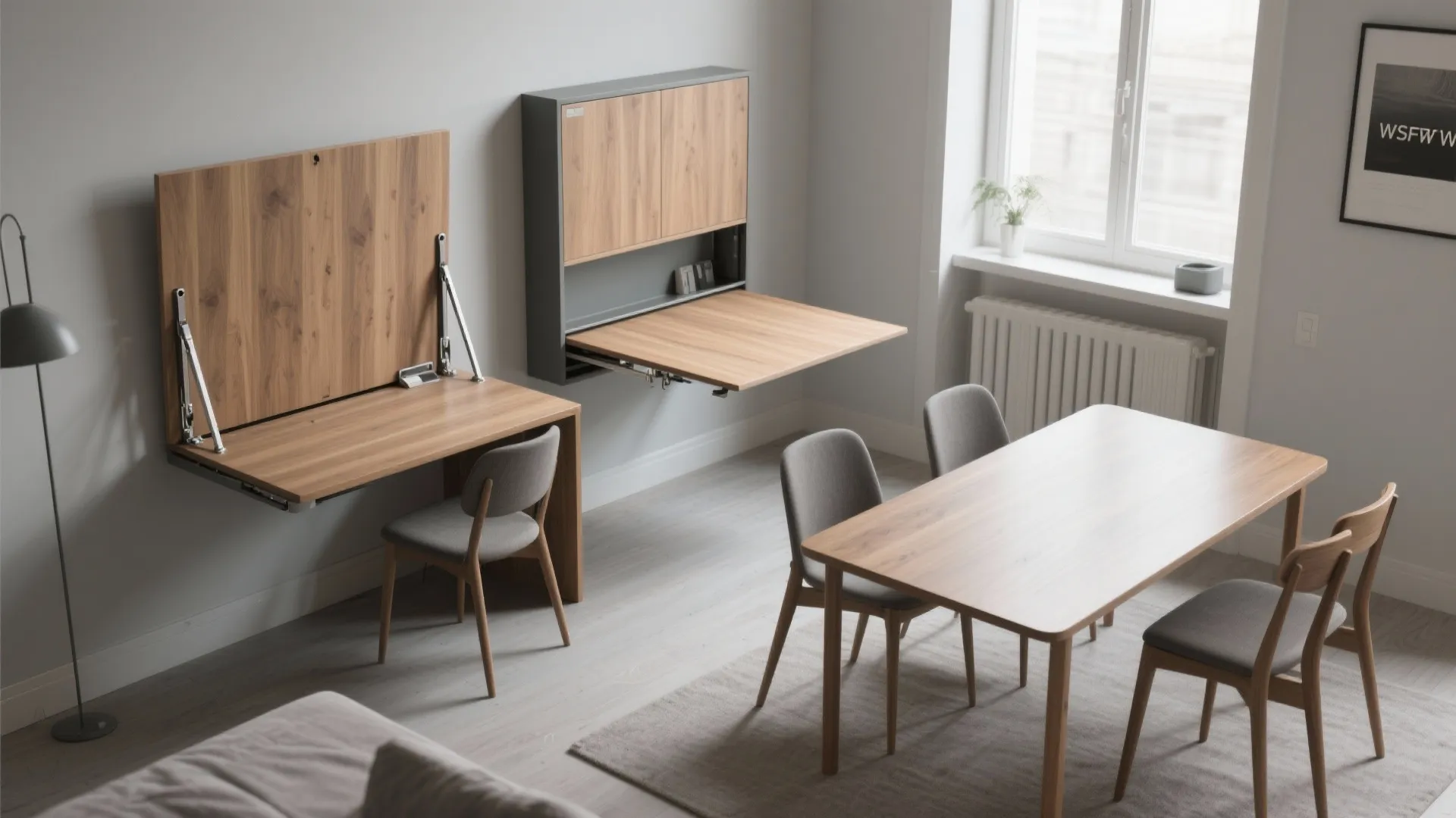 4. Fold-away and collapsible furniture