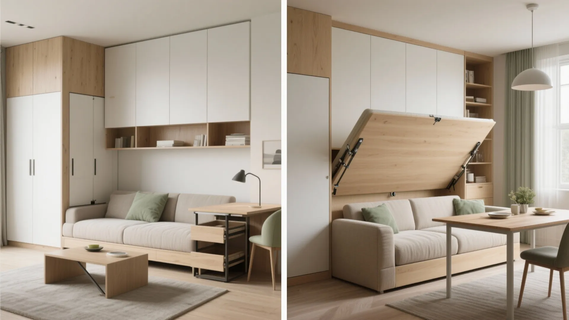 Fold-away furniture to double-duty spaces