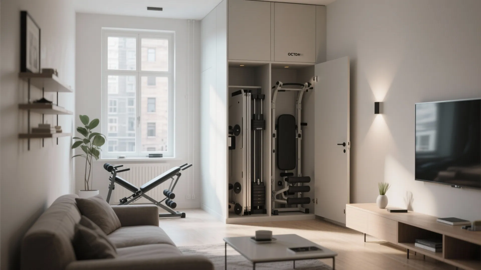 1. Minimalist Fold-Away Equipment