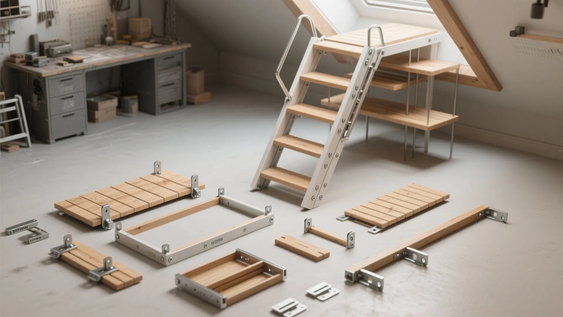 4. The Foldaway Ladder & Modular Loft