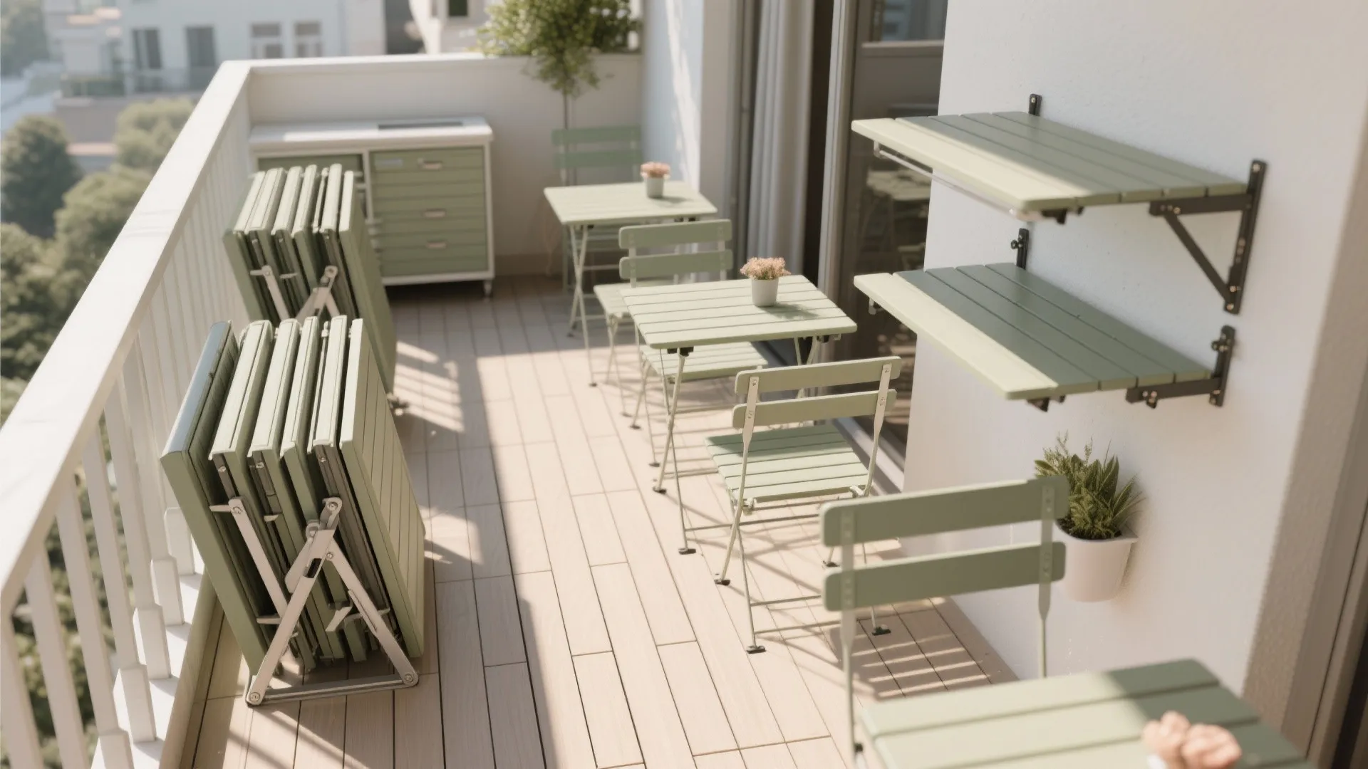 Multi-functional foldaway furniture