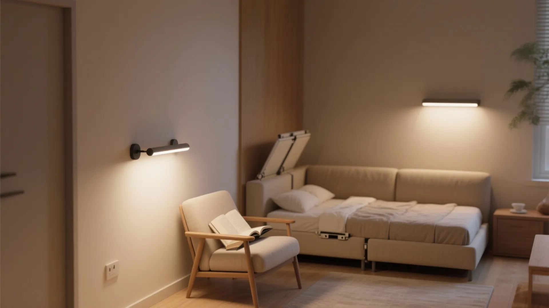 5. Foldaway Sconces in Multipurpose Rooms