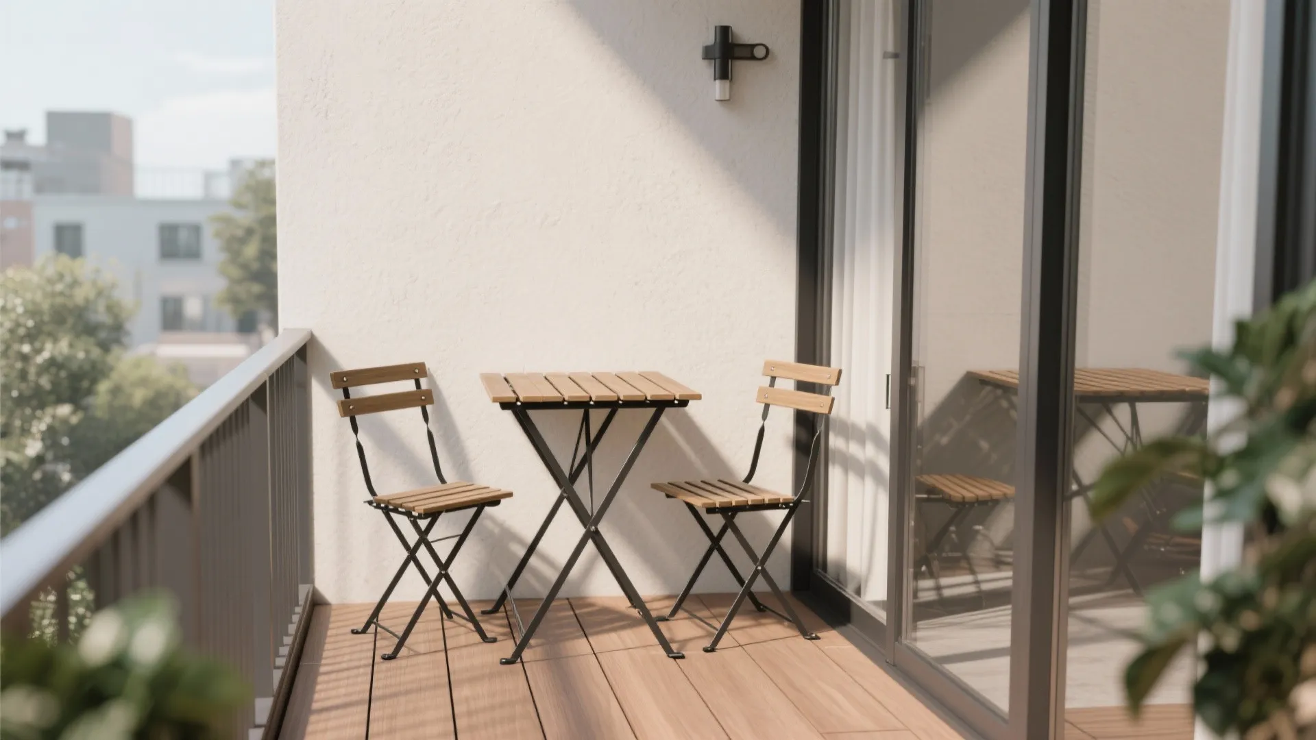 Slimline seating with foldaway flexibility