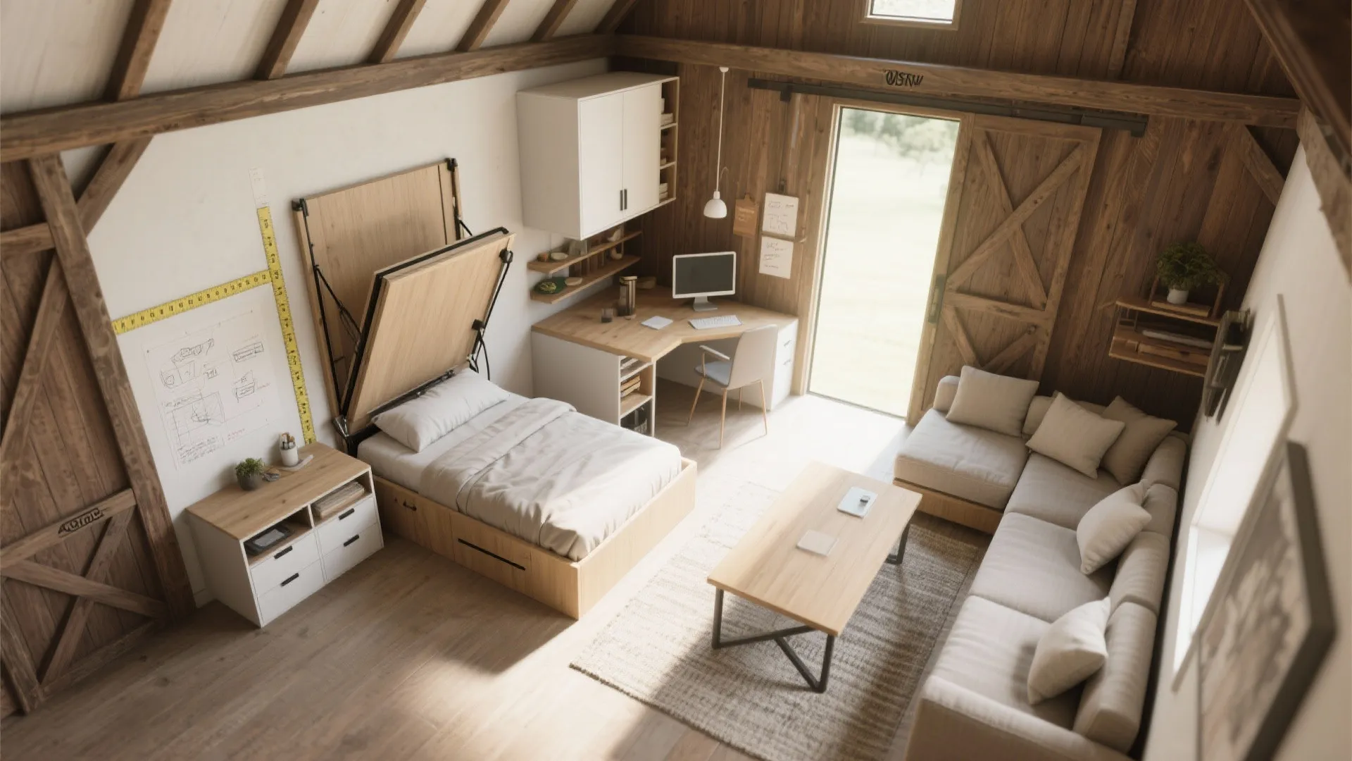 2. Fold-away and Multi-use Furniture