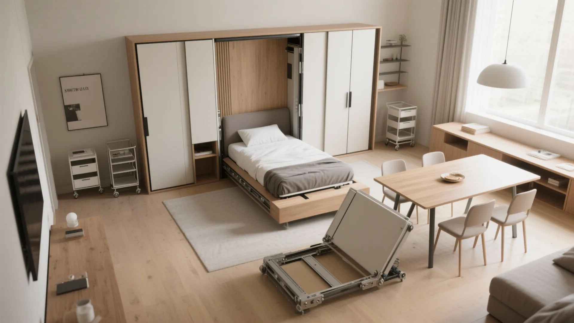 2. Fold-away and transformable elements