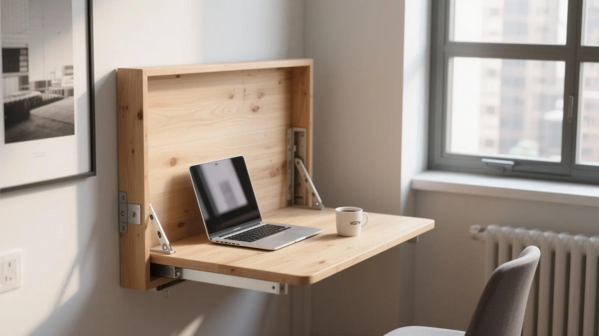 1. The Foldaway Wall Desk