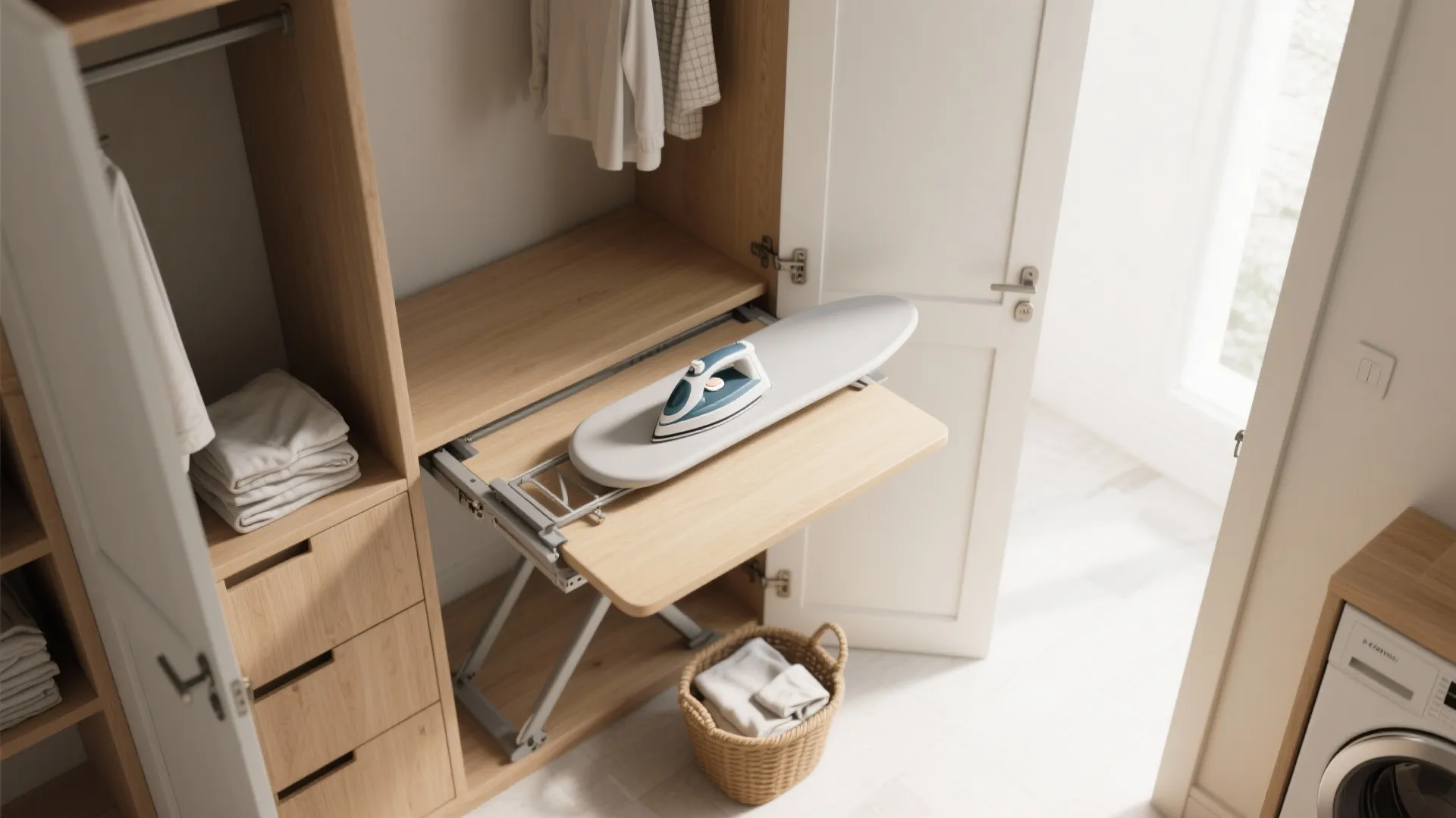 2. Create a fold-away workstation