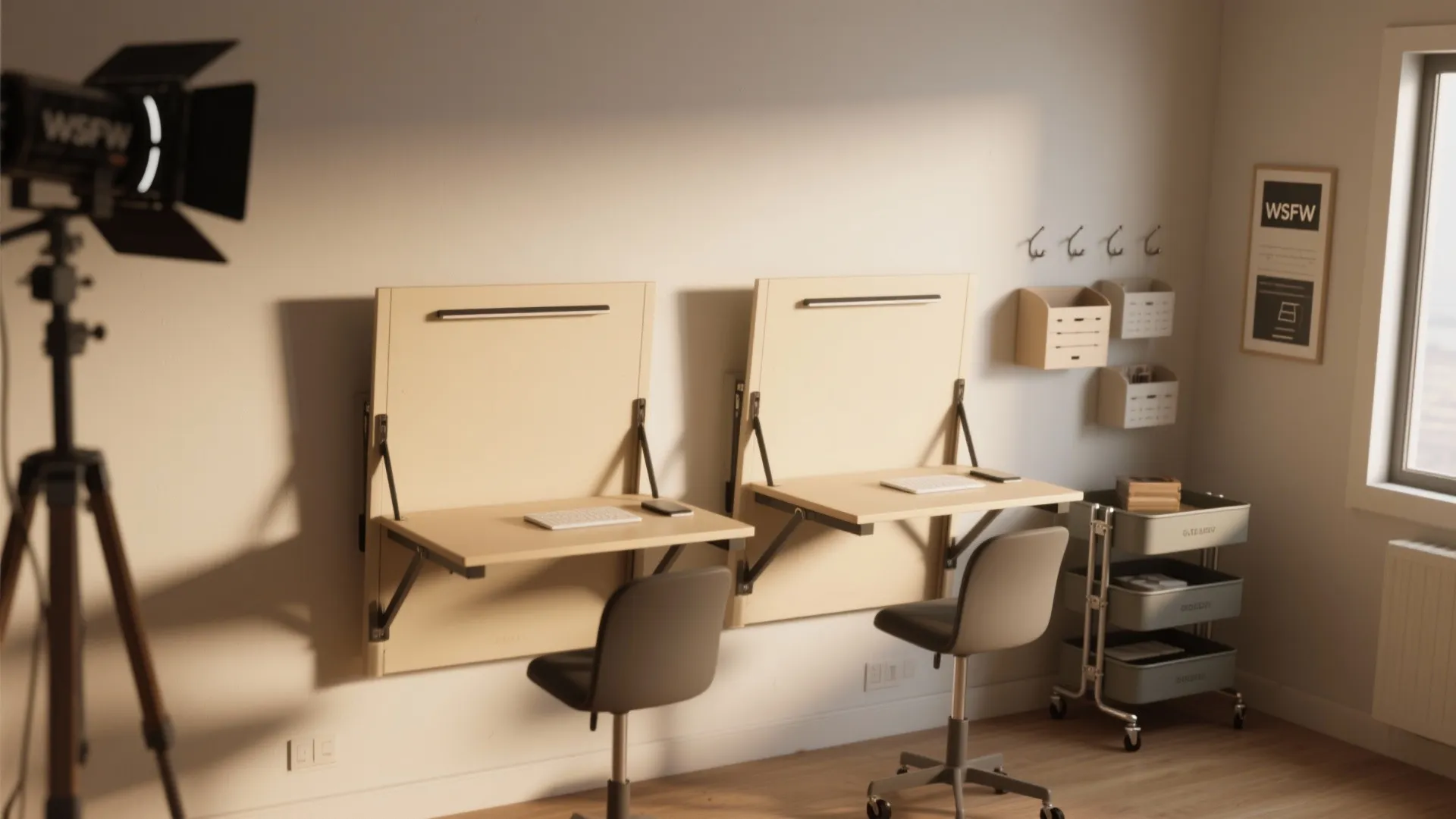 Foldaway Shared Workstation