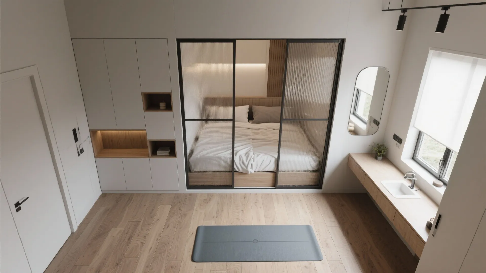 2. Flexible Living: Fold-away Beds and Convertible Zones