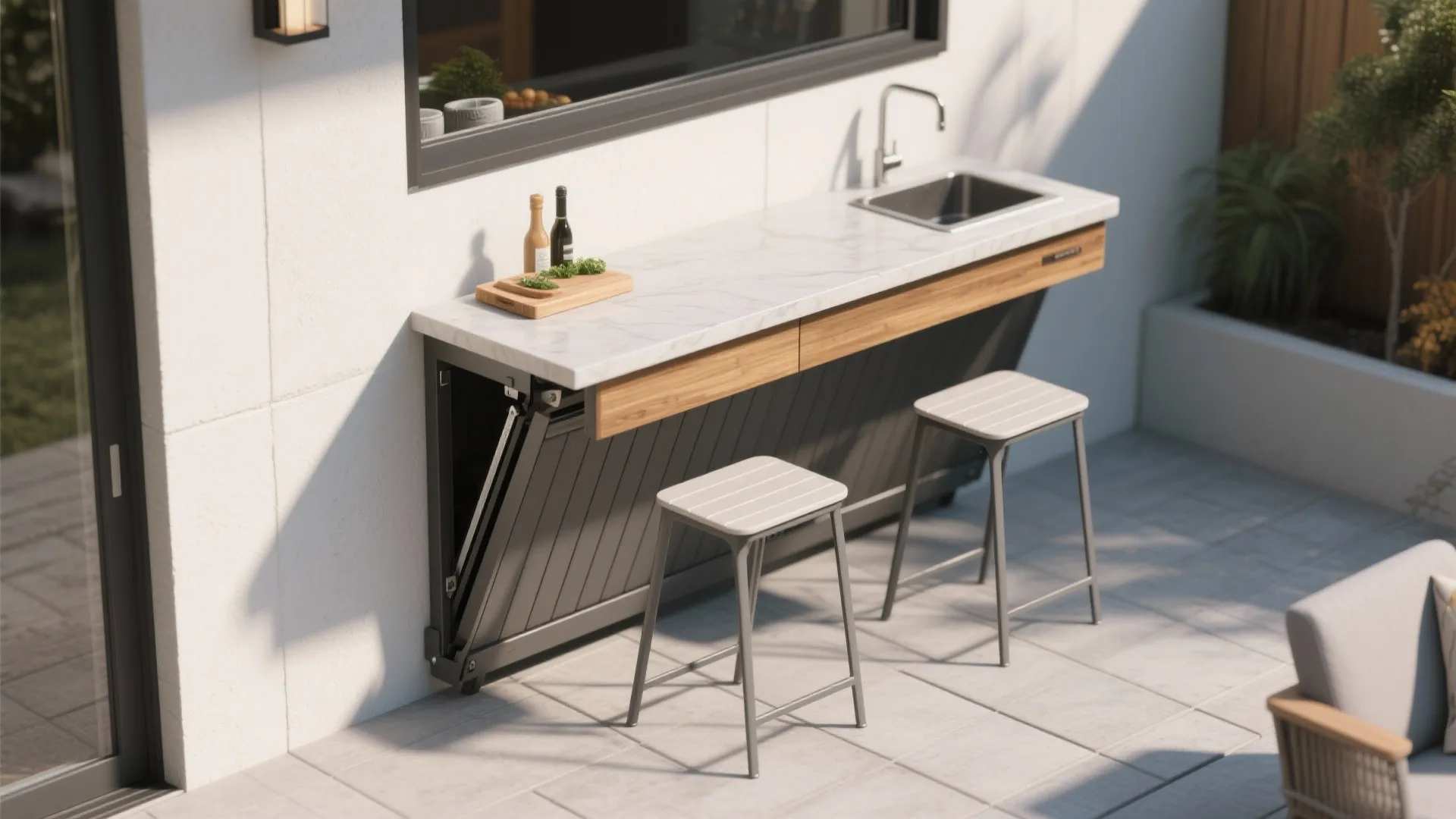 2. Multi-use prep surfaces