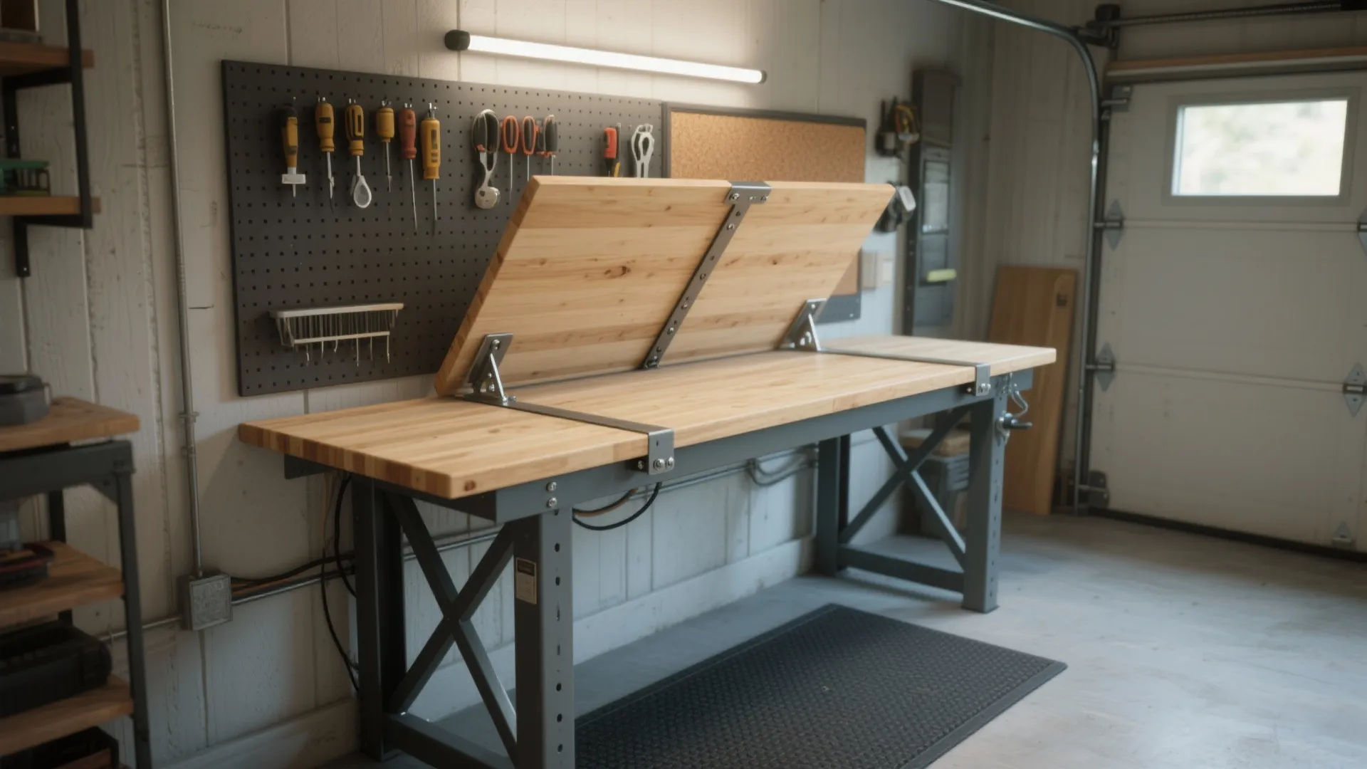 Wall Mounted Folding Workbench DIY: Space-Saving Guide: Fast-Track Guide to Building a Wall Mounted Folding Workbench at Home