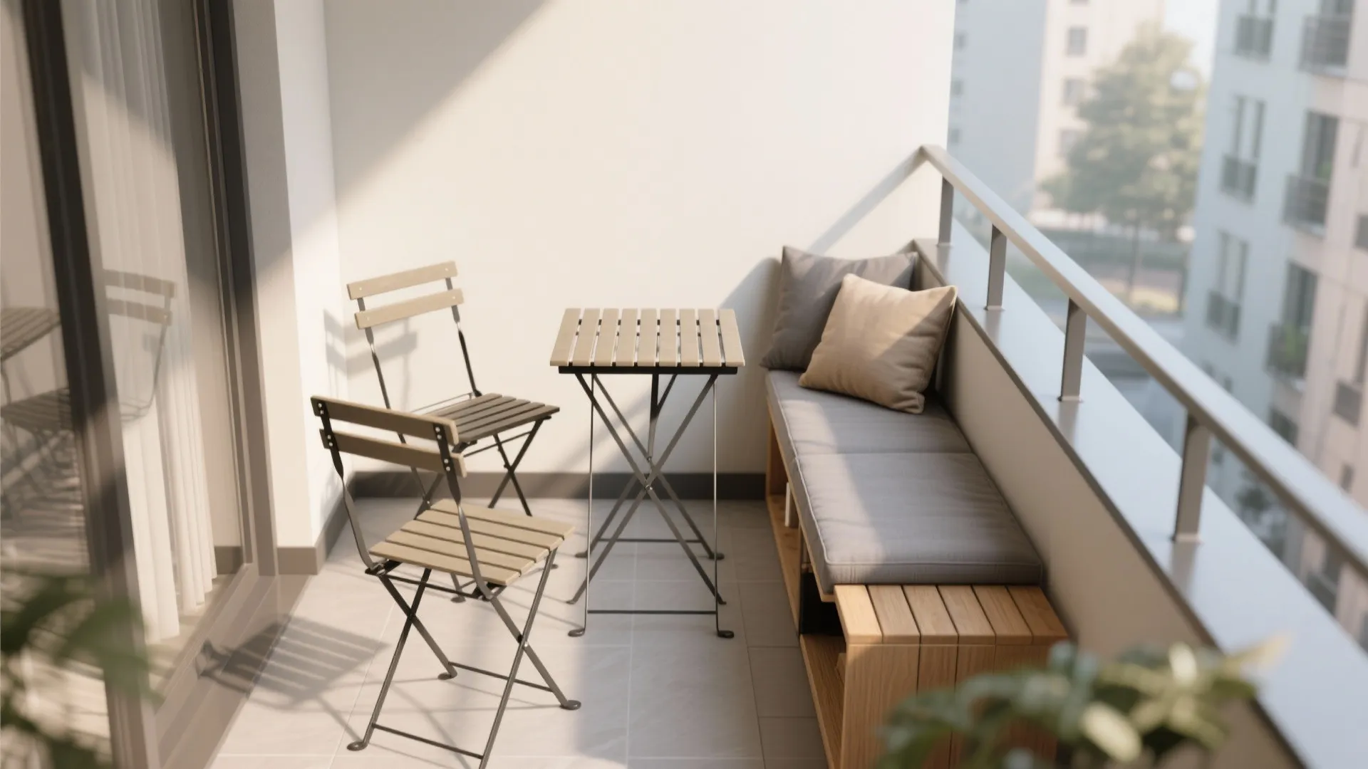 Compact Folding Furniture with Hidden Storage