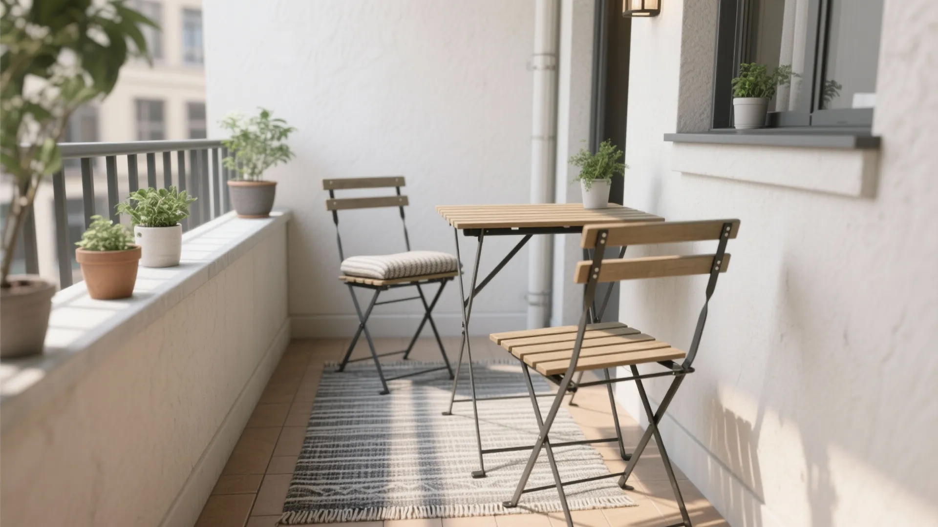 Bistro-Style Seating That Folds Away
