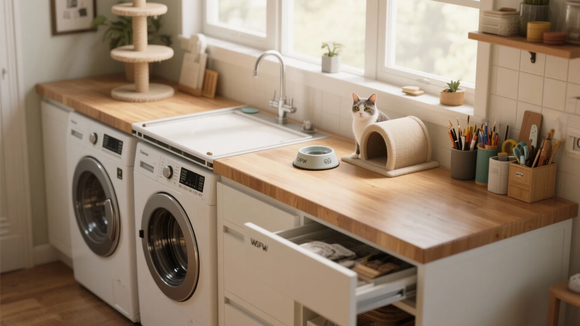 3. Create a multipurpose countertop