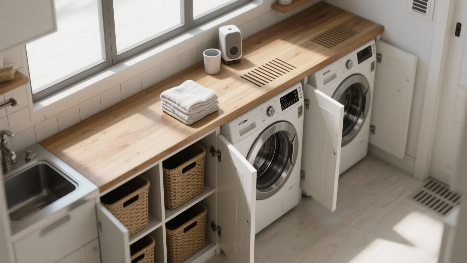 Folding Counter over Machines with Hidden Hampers