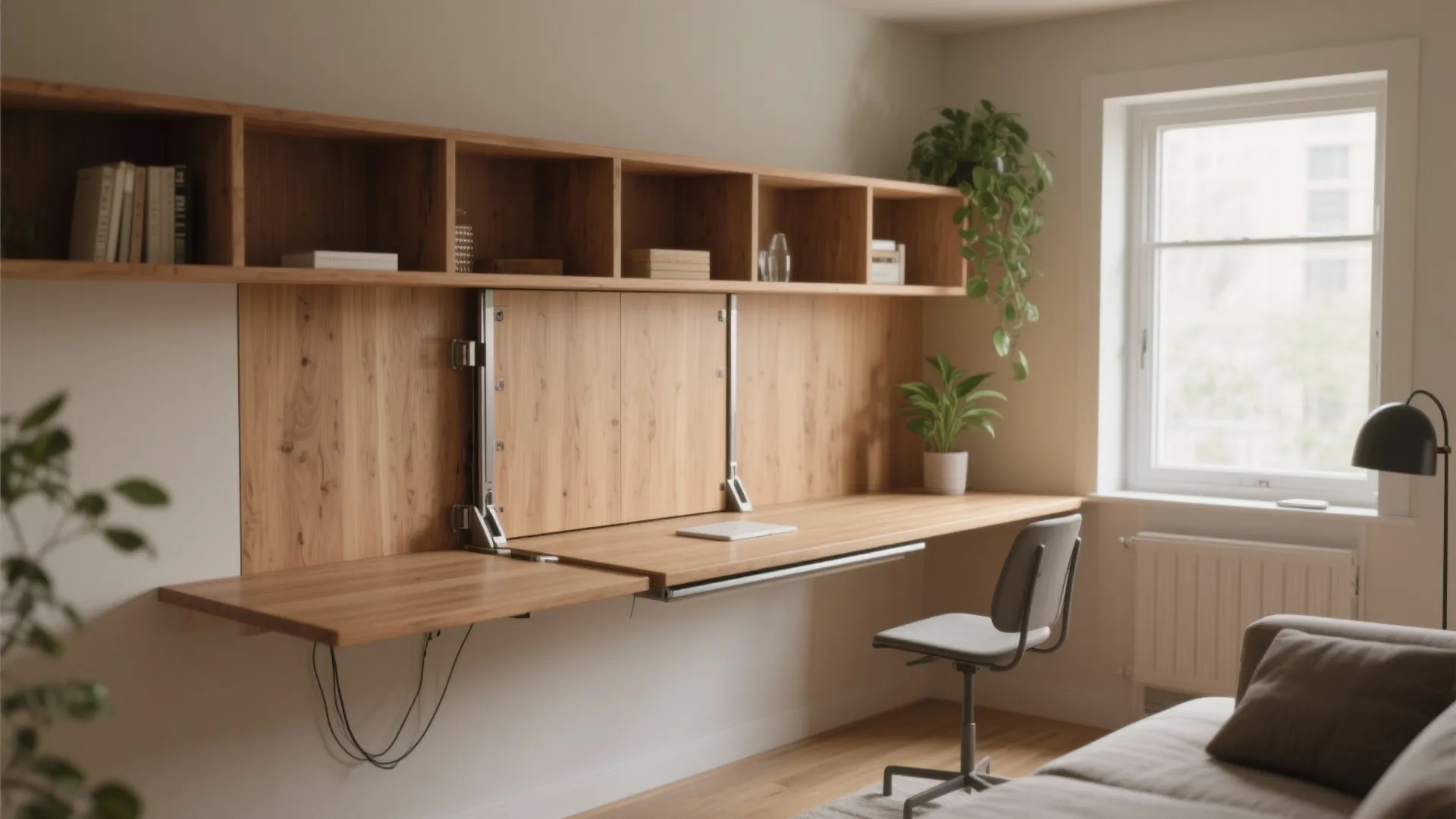 Folding Floating Desk Ideas: 5 Small Space Solutions: Creative, practical folding floating desk designs I’ve used to make tiny rooms work harder — with tips, trade-offs, and real client stories.