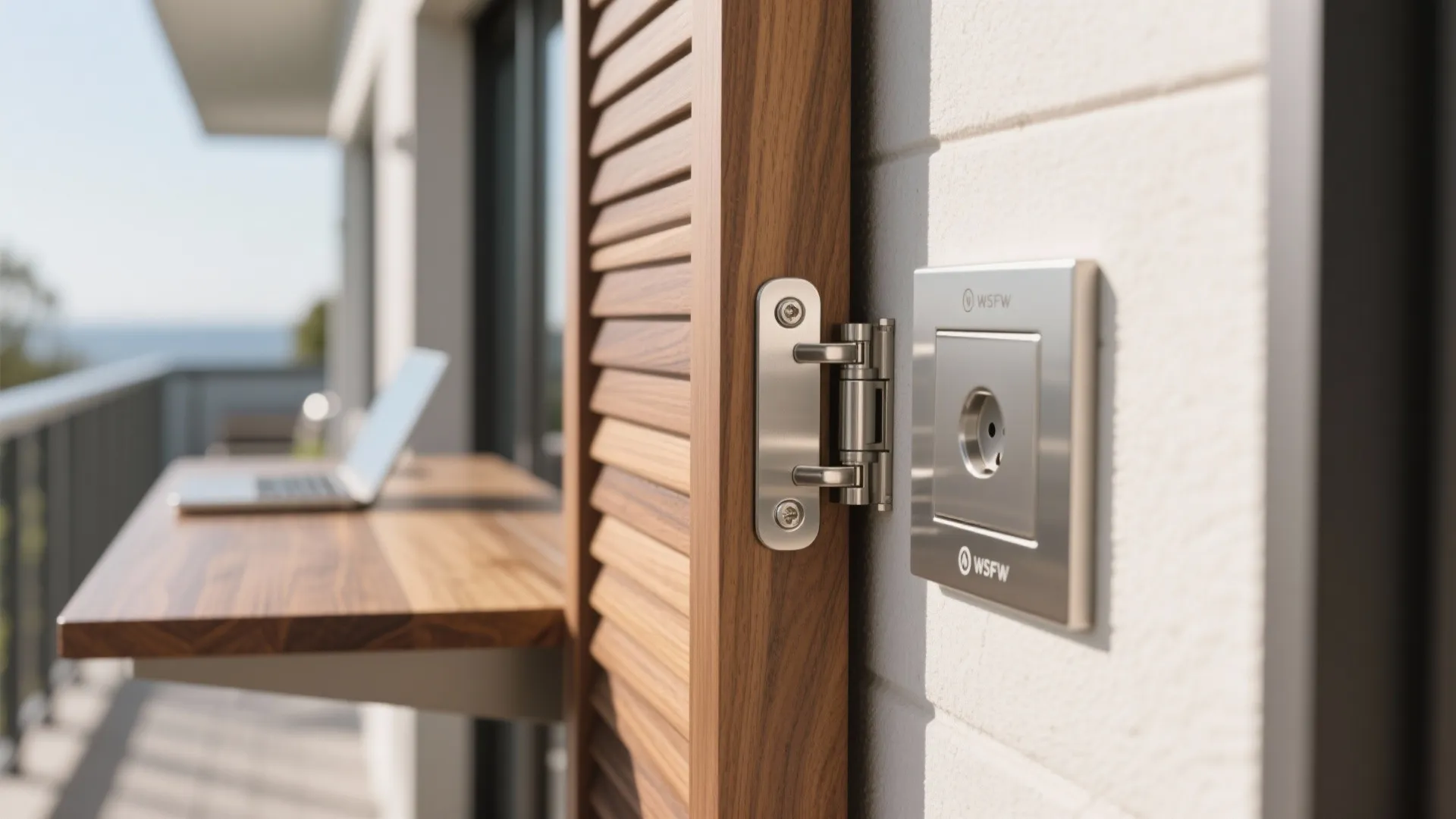 3) Balcony as a Micro-Office or Wellness Nook
