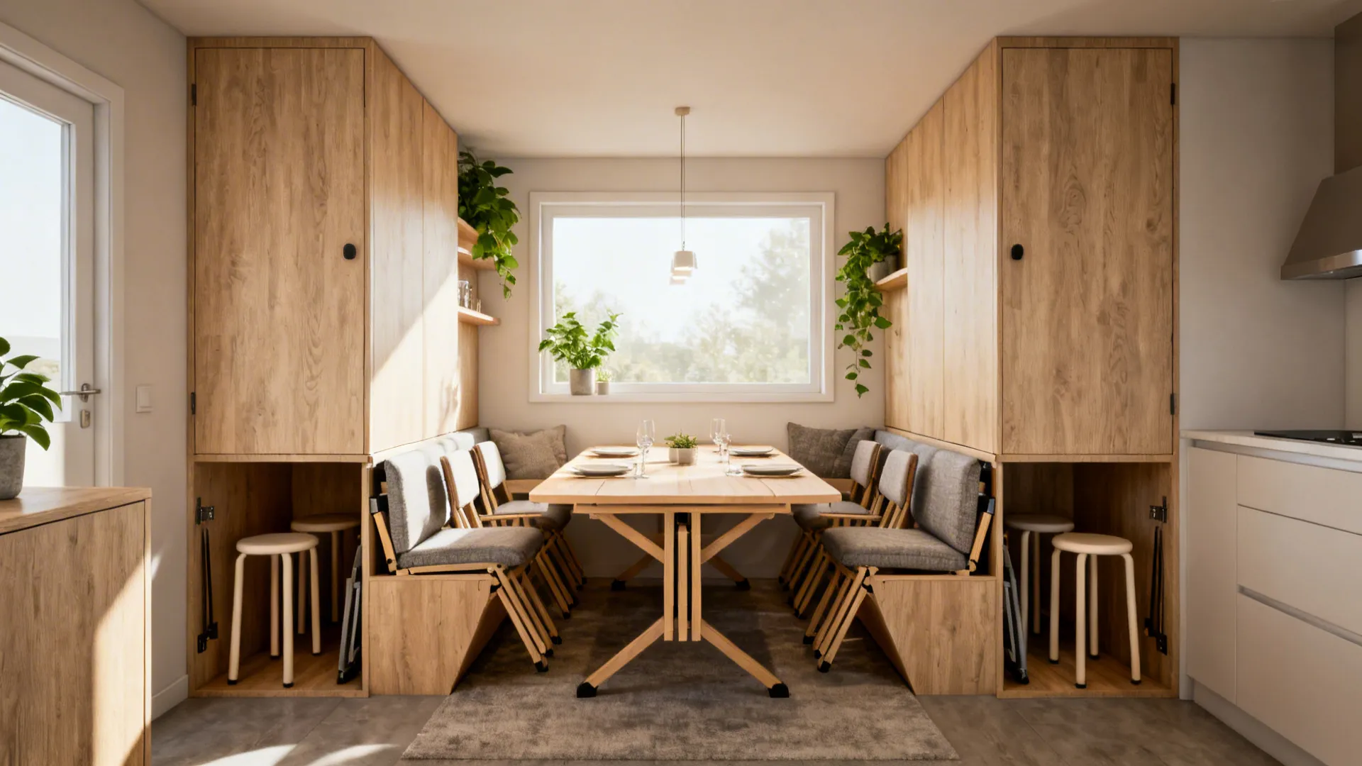 5 Clever Wall-Mounted Folding Dining Table Ideas