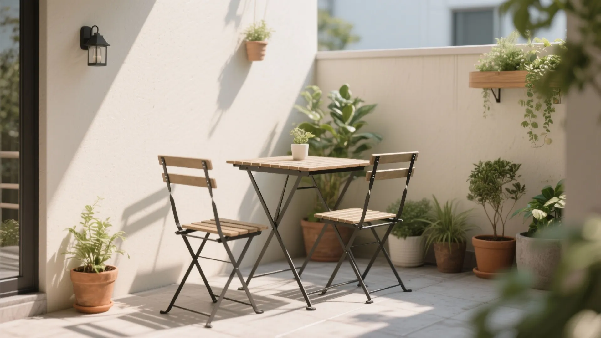 1. Use a Folding Dining Set