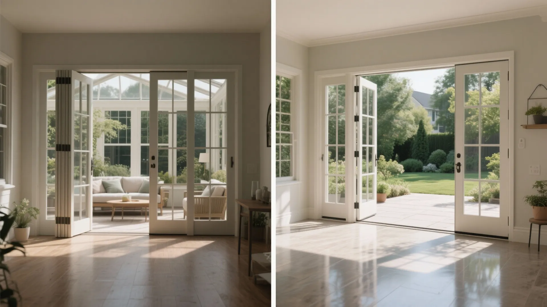 5. Indoor–Outdoor Flow with Folding Doors