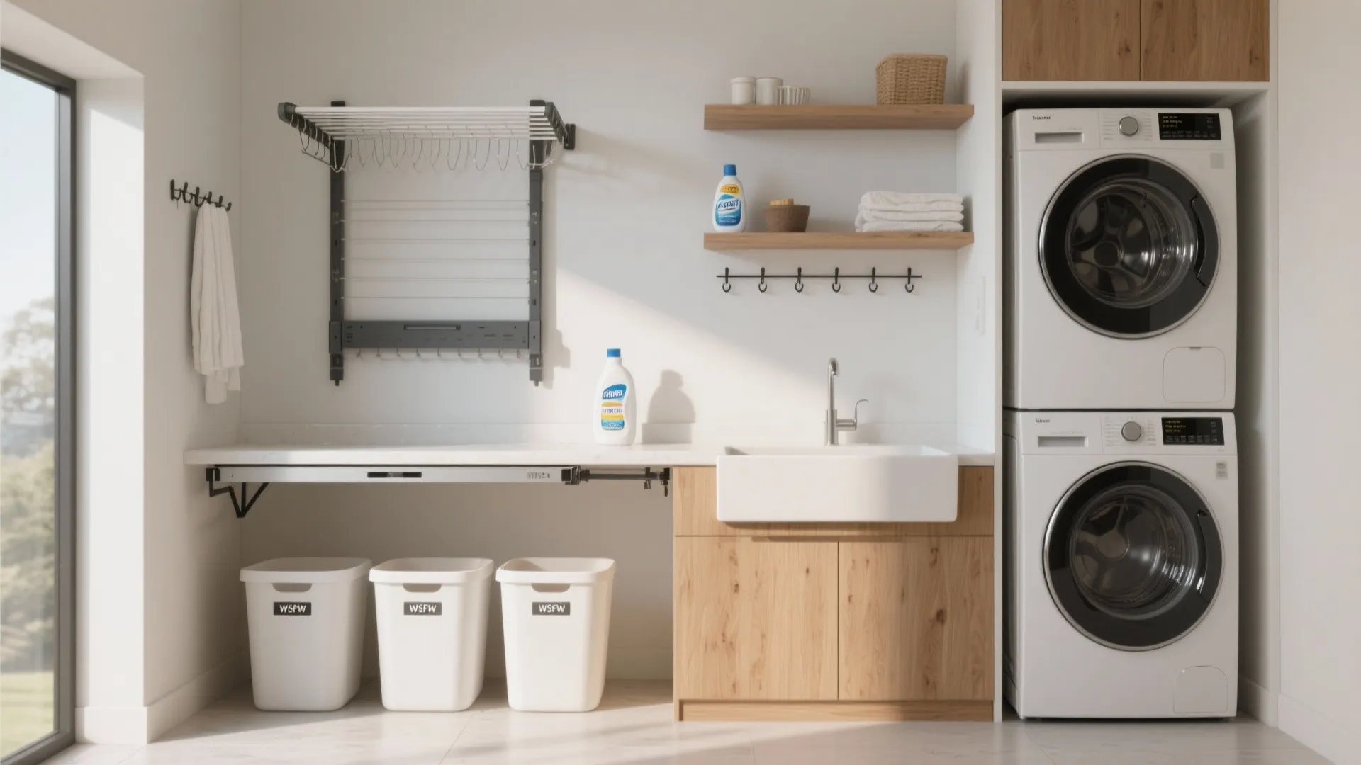 Multipurpose Folding and Drying Station