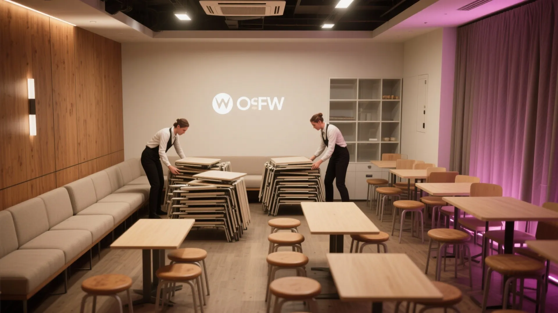 1. Flexible furniture that disappears