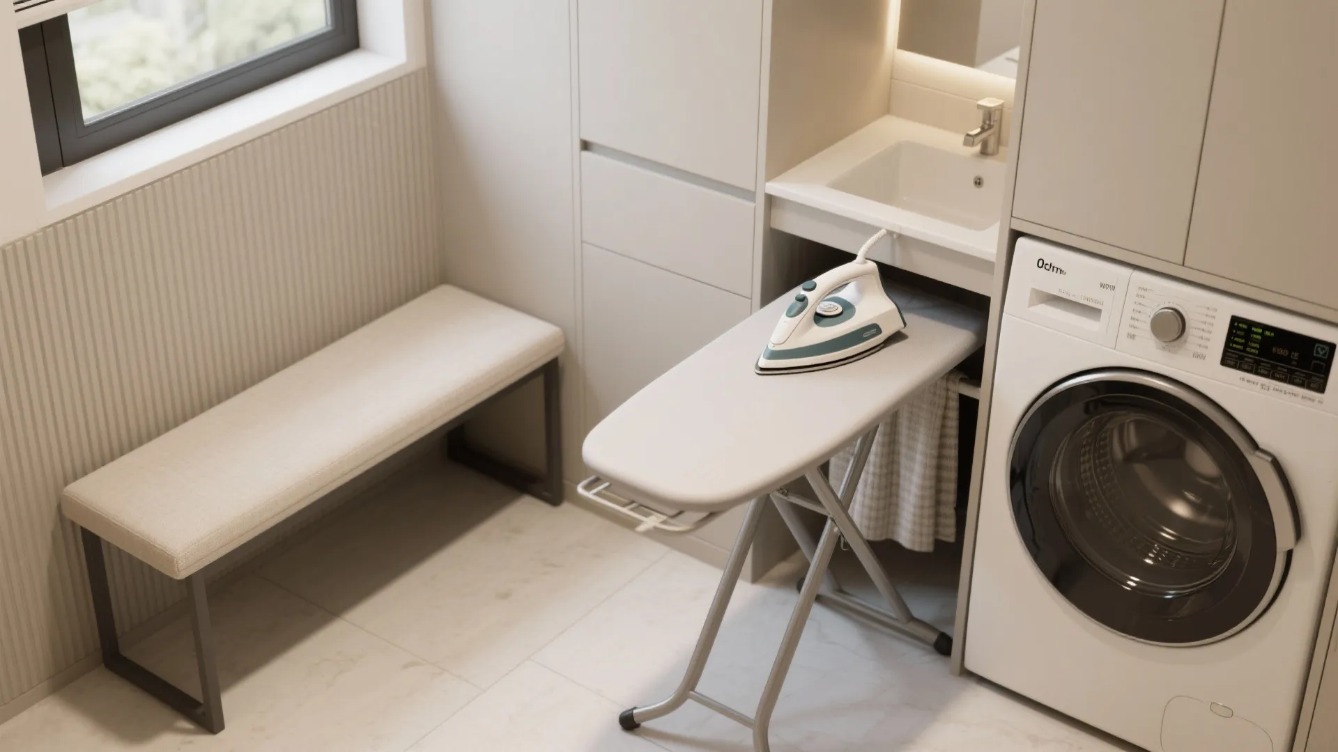 2. Combo Folding & Ironing Station