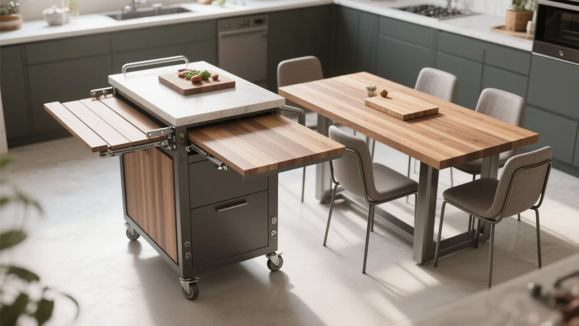 2. Folding Counters and Multi-use Island